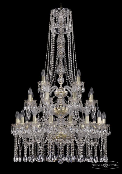 Люстра хрустальная Bohemia Ivele 1413/16+8+4/300/h-134/3d/G