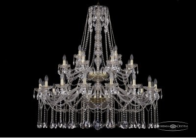 Люстра хрустальная Bohemia Ivele 1413/16+8+4/460/2d/G