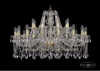 Люстра хрустальная Bohemia Ivele 1413/16+8/360/G