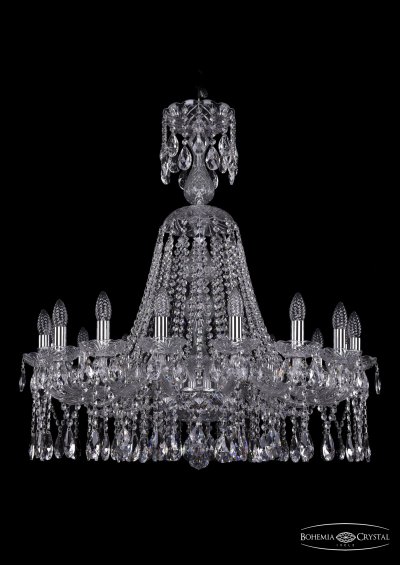 Люстра хрустальная Bohemia Ivele 1413/16/300/XL-91/Ni