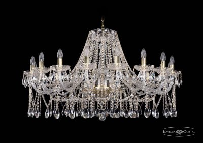 Люстра хрустальная Bohemia Ivele 1413/18/400/G