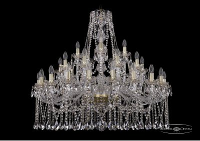 Люстра хрустальная Bohemia Ivele 1413/20+10+5/360/G