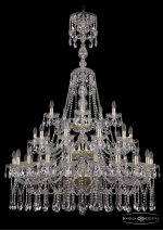 Люстра хрустальная Bohemia Ivele 1413/20+10+5/400/XL-158/3d/G