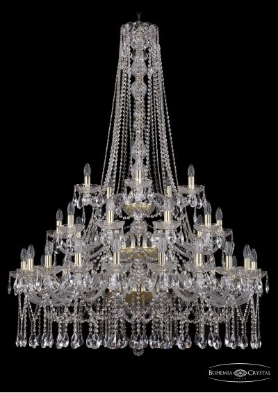 Люстра хрустальная Bohemia Ivele 1413/20+10+5/400/h-158/3d/G