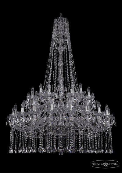 Большая Люстра хрустальная Bohemia Ivele 1413/20+10+5/400/h-164/2d/Ni Большая Люстра хрустальная Bohemia Ivele 1413/20+10+5/400/h-164/2d/Ni