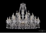 Большая хрустальная люстра Bohemia Ivele 1413/20+10+5/460-100/G