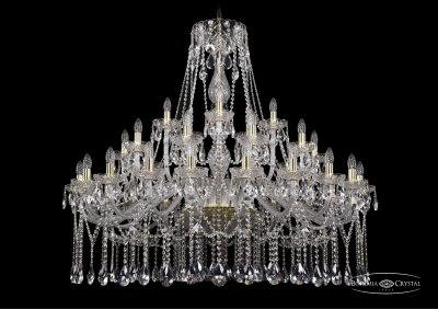 Люстра хрустальная Bohemia Ivele 1413/20+10+5/460/G