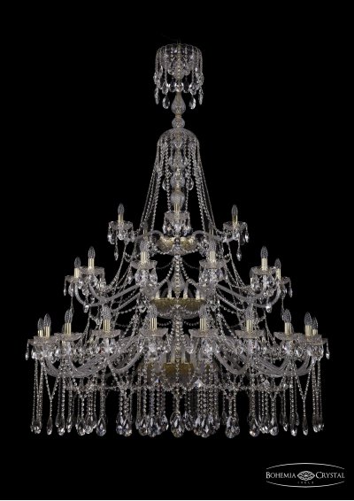 Люстра хрустальная Bohemia Ivele 1413/20+10+5/530/XL-201/3d/G