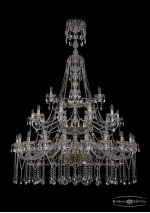 Люстра хрустальная Bohemia Ivele 1413/20+10+5/530/XL-201/3d/G