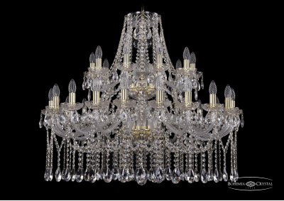 Люстра хрустальная Bohemia Ivele 1413/20+10/360/2d/G