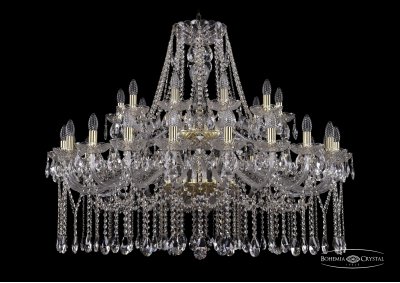 Люстра хрустальная Bohemia Ivele 1413/20+10/400/2d/G