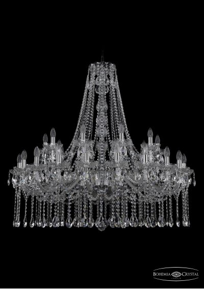Люстра хрустальная Bohemia Ivele 1413/20+10/400/h-109/Ni