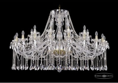 Люстра хрустальная Bohemia Ivele 1413/20+10/530/G