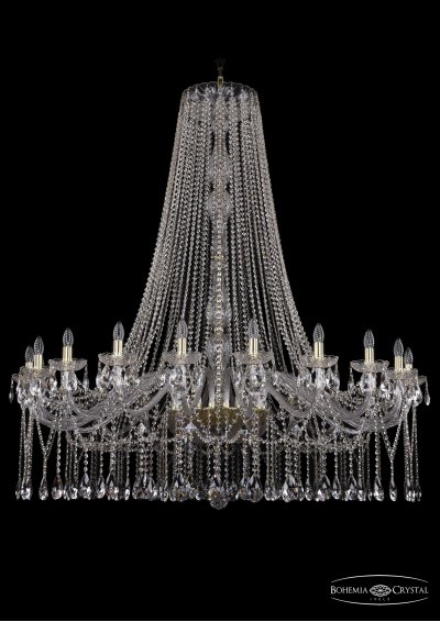 Люстра хрустальная Bohemia Ivele 1413/20/530/h-159/G