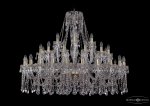 Люстра хрустальная большая Bohemia Ivele 1413/24+12+6/460-100/G