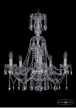 Люстра хрустальная Bohemia Ivele 1413/5/200/XL-66/Ni