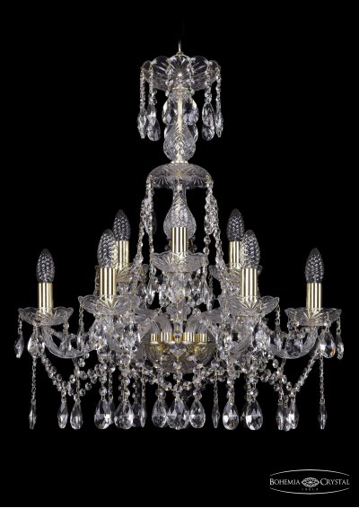 Люстра хрустальная Bohemia Ivele 1413/6+3/200/XL-66/G