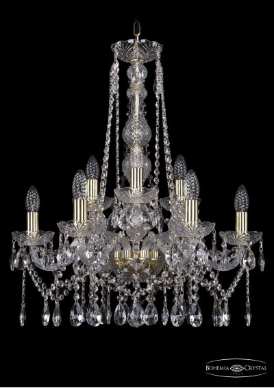 Люстра хрустальная Bohemia Ivele 1413/6+3/200/h-66/G