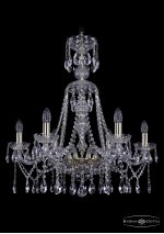 Люстра хрустальная Bohemia Ivele 1413/6/220/XL-73/G