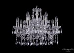 Люстра хрустальная Bohemia Ivele 1413/8+4/200/Ni