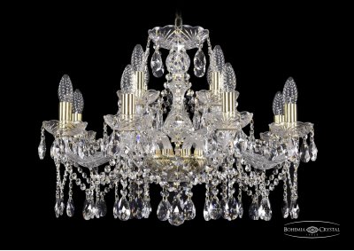 Люстра хрустальная Bohemia Ivele 1413/8+4/220/G Люстра хрустальная Bohemia Ivele 1413/8+4/220/G