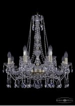 Люстра хрустальная Bohemia Ivele 1413/8+4/220/h-73/G