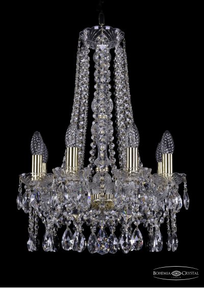 Люстра хрустальная Bohemia Ivele 1413/8/141/h-59/G