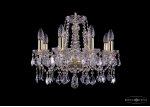 Люстра хрустальная Bohemia Ivele 1413/8/165/G/Leafs