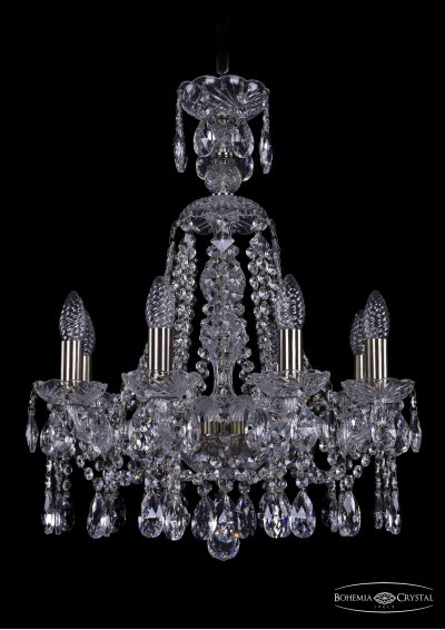 Люстра хрустальная Bohemia Ivele 1413/8/165/XL-61/Pa