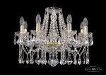 Люстра хрустальная Bohemia Ivele 1413/8/200/G/Leafs