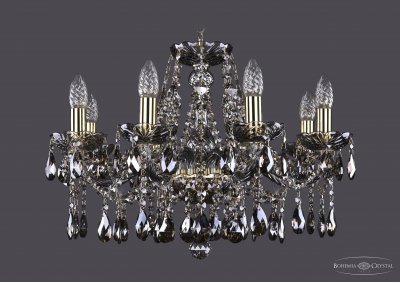 Люстра хрустальная Bohemia Ivele 1413/8/200/G/M731 Люстра хрустальная Bohemia Ivele 1413/8/200/G/M731