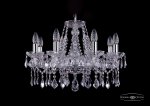 Люстра хрустальная Bohemia Ivele 1413/8/200/Ni/Leafs