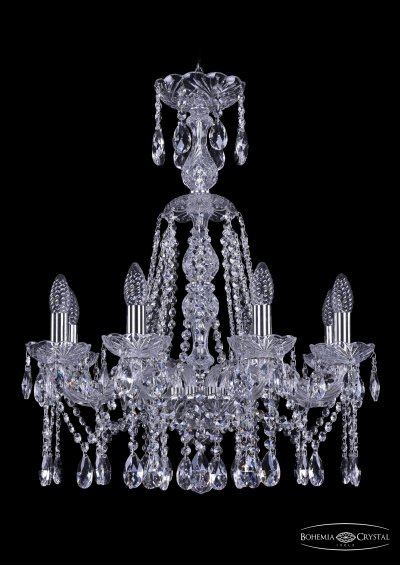 Люстра хрустальная Bohemia Ivele 1413/8/200/XL-66/Ni