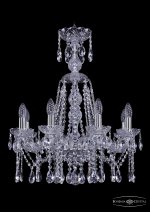 Люстра хрустальная Bohemia Ivele 1413/8/200/XL-66/Ni