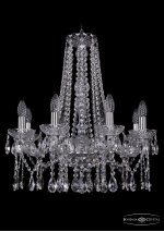 Люстра хрустальная Bohemia Ivele 1413/8/200/h-61/Ni