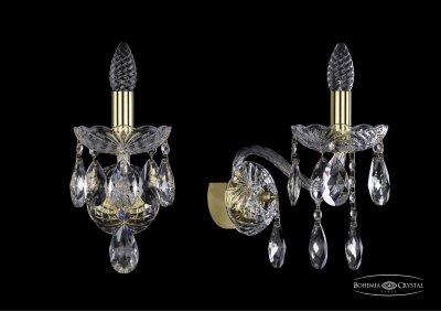 Светильник настенный бра Bohemia Ivele 1413B/1/165/XL/G