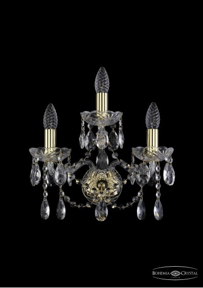 Светильник настенный бра Bohemia Ivele 1413B/2+1/141/G