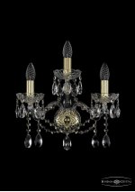 Светильник настенный бра Bohemia Ivele 1413B/2+1/165/G