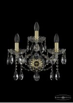 Светильник настенный бра Bohemia Ivele 1413B/2+1/165/XL/G