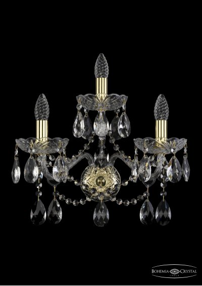 Светильник настенный бра Bohemia Ivele 1413B/2+1/200/XL/G