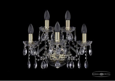 Светильник настенный бра Bohemia Ivele 1413B/3+2/165/G