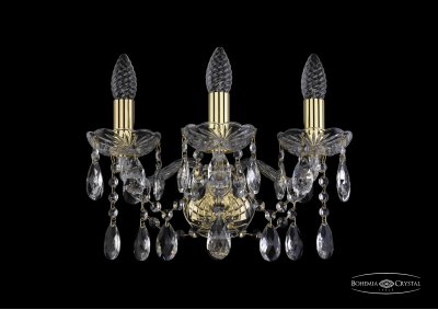 Светильник настенный бра Bohemia Ivele 1413B/3/141/G