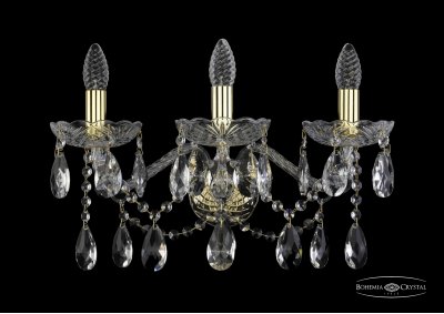 Светильник настенный бра Bohemia Ivele 1413B/3/200/XL/G