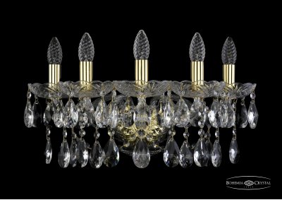 Светильник настенный бра Bohemia Ivele 1413B/5/165/XL/G