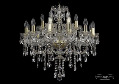 Люстра хрустальная Bohemia Ivele 1415/12+6/220/G