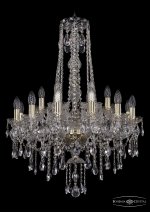 Люстра хрустальная Bohemia Ivele 1415/12+6/220/h-86/G