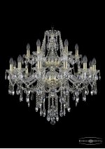 Люстра хрустальная Bohemia Ivele 1415/12+6/300/2d/G