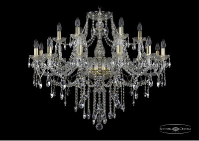 Люстра хрустальная Bohemia Ivele 1415/12+6/360/G Люстра хрустальная Bohemia Ivele 1415/12+6/360/G