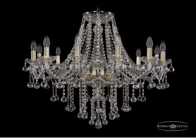 Люстра хрустальная Bohemia Ivele 1415/12/300/G/Balls
