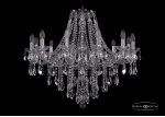 Люстра хрустальная Bohemia Ivele 1415/12/300/Ni/Leafs